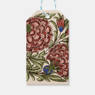 Carnation Blume Tile Antique Rustikale Kunst Geschenkanhänger