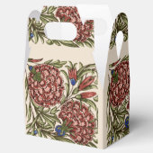 Carnation Blume Tile Antique Rustikale Kunst Geschenkschachtel (Geöffnet)