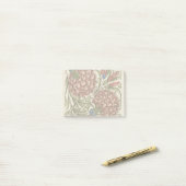 Carnation Blume Tile Antique Rustikale Kunst Post-it Klebezettel (Auf Schreibtisch)