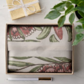 Carnation Blume Tile Antique Rustikale Kunst Seidenpapier (Geschenk)