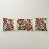 Carnation Blume Tile Antique Rustikale Kunst Seitenschläferkissen (Vorderseite)