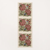 Carnation Blume Tile Antique Rustikale Kunst Yogamatte (Vorderseite)