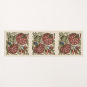 Carnation Blume Tile Antique Rustikale Kunst Yogamatte (Vorderseite (Horizontal))