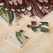 Carnation Blume Tile Antiquitäten Kunst Puzzle (Seite)