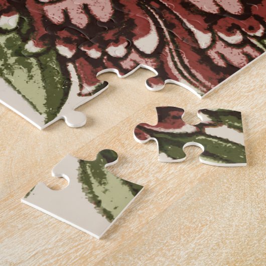 Carnation Blume Tile Antiquitäten Kunst Puzzle (Seite)