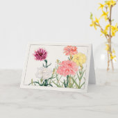 Carnation by Tanigami Konan Karte (Gelbe Blume)