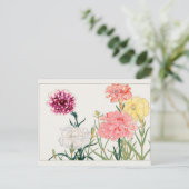 Carnation by Tanigami Konan Postkarte (Stehend Vorderseite)
