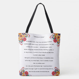 Carnation Energy Pink, Red & White 5D Ölfarbe Tasche