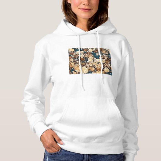 Carnation Fairy Basic Hooded Sweatshirt (Weiß) (Vorderseite)