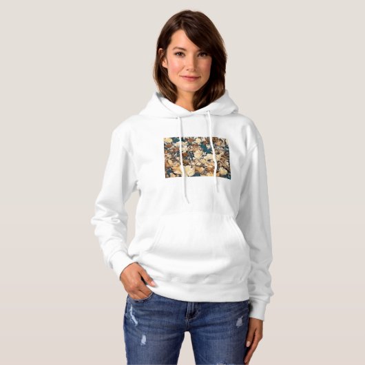 Carnation Fairy Basic Hooded Sweatshirt (Weiß) (Vorne ganz)