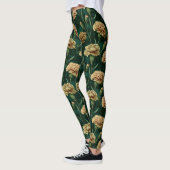 Carnation  Flower Athletic Carnation Fantasy Best  Leggings (Links)