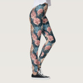Carnation Flower Cardio Carnation Floral Moms Day  Leggings (Rechts)