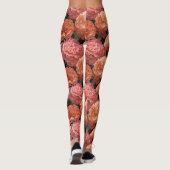 Carnation Flower Running Carnation Inspired Leggings (Rückseite)