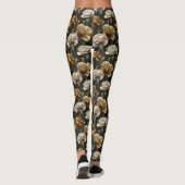 Carnation  flower  Workout Wear Carnation Petal  Leggings (Rückseite)