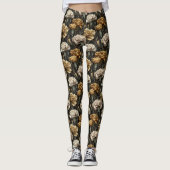 Carnation  flower  Workout Wear Carnation Petal  Leggings (Vorderseite)