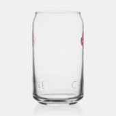 Carnation January Birth Blume Individuelle Name Dosenglas (Rechts)