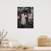 Carnation Lilie Rose Sargent Print Poster (Küche)