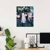 Carnation, Lily, Lily, Rose, Sargent Poster (Heimbüro)