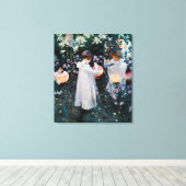 Carnation Lily Lily Rose von John Sargent Leinwanddruck (Insitu (Holzboden))