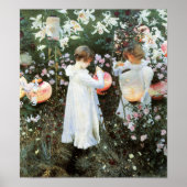Carnation Lily Rose John Sargent Fine Art Poster (Vorne)
