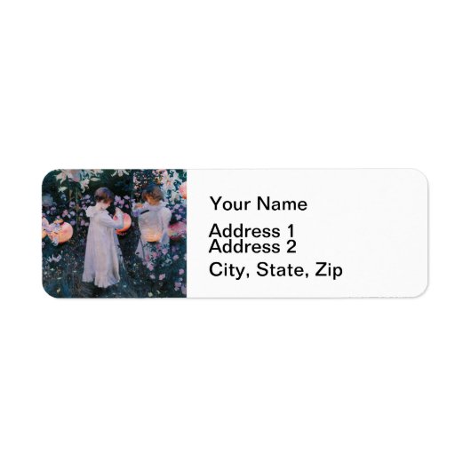 Carnation Lily Rose John Singer Sargent Art (Vorne)