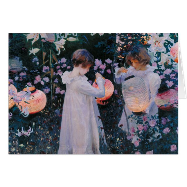 Carnation Lily Rose John Singer Sargent Art (Vorderseite (Horizontal))