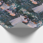 Carnation Lily Rose John Singer Sargent Art Geschenkpapier (Ecke)