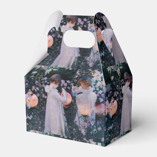 Carnation Lily Rose John Singer Sargent Art Geschenkschachtel (Vorderseite)