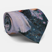 Carnation Lily Rose John Singer Sargent Art Krawatte (Gerollt)