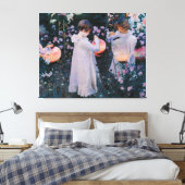 Carnation Lily Rose John Singer Sargent Art Leinwanddruck (Insitu (Schlafzimmer))
