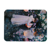 Carnation Lily Rose John Singer Sargent Art Magnet (Horizontal)