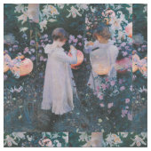 Carnation Lily Rose John Singer Sargent Art Stoff (Nahaufnahme)