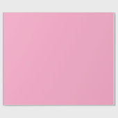 Carnation Pink Matte Wrapping Paper Geschenkpapier (Flach)