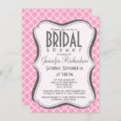 Carnation Pink Quarto Einladung (Vorne/Hinten)