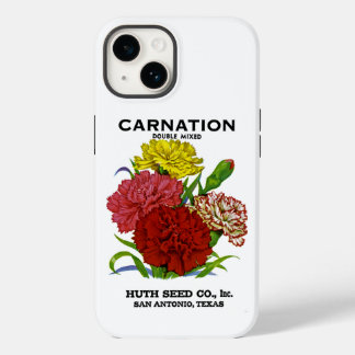 Carnation Vintag Seed Packet Case-Mate iPhone Cas 14 Hülle