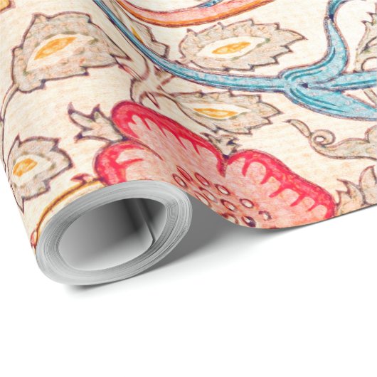 Carnation, William Morris Geschenkpapier (Rolleneckpunkt)