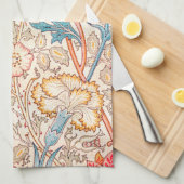 Carnation, William Morris Geschirrtuch (Viertel Falte)