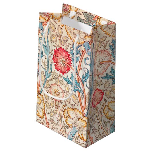 Carnation, William Morris Kleine Geschenktüte (Rückseite Schrägansicht)