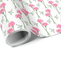 Carnation Wrapping Paper