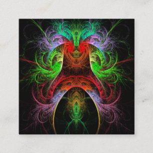 Carnaval Abstrakt Art Begleitkarte