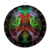 Carnaval Abstrakt Art Dartscheibe (vorne)