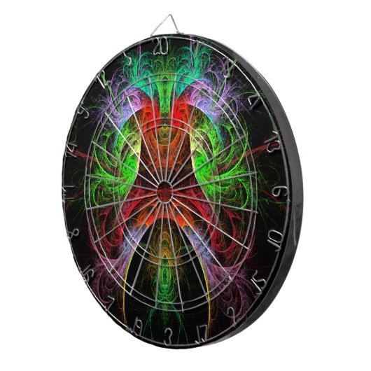 Carnaval Abstrakt Art Dartscheibe (Vorderseite rechts)