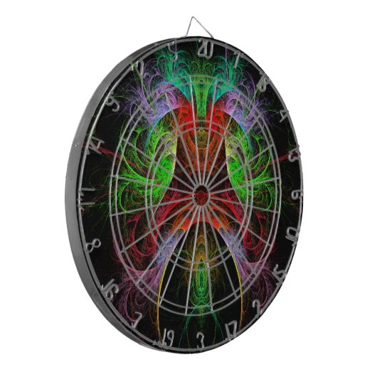 Carnaval Abstrakt Art Dartscheibe (Vorderseite Links)