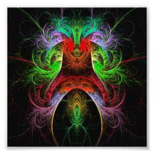Carnaval Abstrakt Art Foto Print