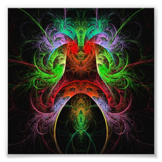 Carnaval Abstrakt Art Foto Print (Vorne)