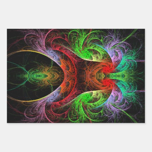 Carnaval Abstrakt Art Geschenkpapier Set (Vorderseite 2)