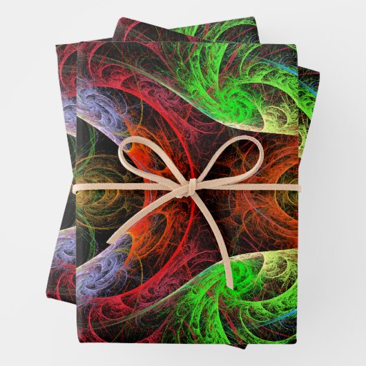 Carnaval Abstrakt Art Geschenkpapier Set (Beispiel)