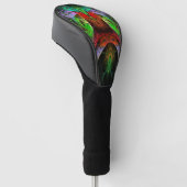 Carnaval Abstrakt Art Golf Headcover (angewinkelt)