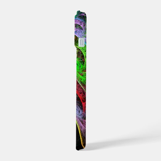 Carnaval Abstrakt Art iPhone 15 Hülle (Linke Seite)