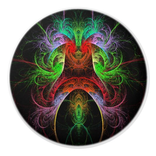 Carnaval Abstrakt Art Keramikknauf (Vorderseite)